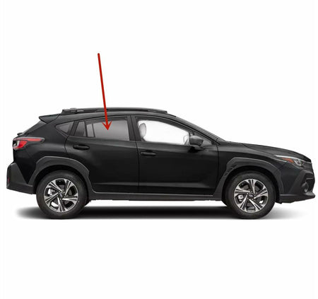 Tempered Factory Privacy Tinted Passenger Right Side Rear Door Window Door Glass Compatible with Subaru Crosstrek 2024-2026 Models