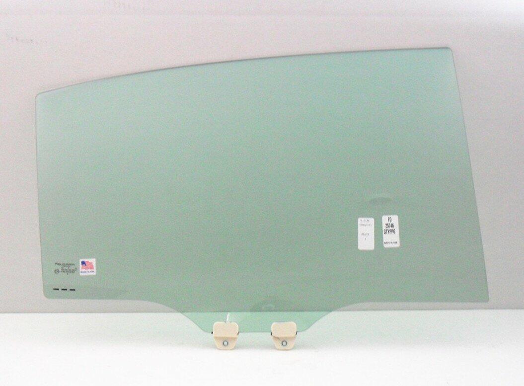 Passenger Right Side Rear Door Window Door Glass Compatible with Honda Accord 4 Door Sedan 2013-2017 Models