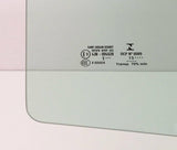 OEM Passenger Right Side Door Window Door Glass Compatible with Fiat 500 / 500C / 500e 2012-2019 Models