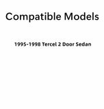 Passenger Right Side Door Window Door Glass Compatible with Toyota Tercel 2 Door Sedan 1995-1998 Models