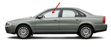 Tempered Driver Left Side Front Door Window Door Glass Compatible with Volvo S80 4 Door Sedan 1999-2006 Models