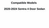 Driver Left Side Rear Vent Window Vent Glass Compatible with Nissan Sentra 2020-2025 Models