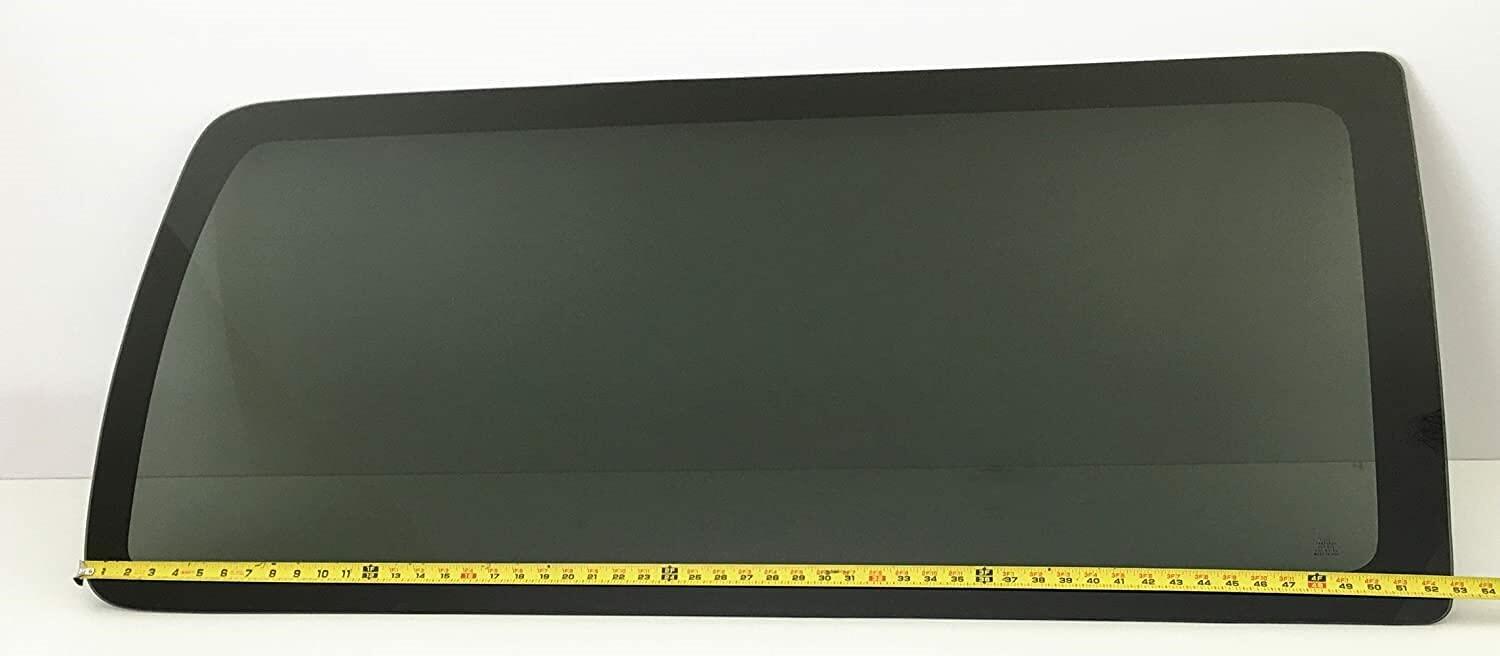 Driver Left Side Rear Quarter Window Quarter Glass Compatible with Chevrolet Express/GMC Savana 1996-2025 Standard Van Only