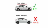 Passenger Right Side Rear Door Window Door Glass Compatible with Kia Forte 4 Door Sedan 2014-2018 Models
