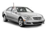 Tempered Passenger Right Side Front Door Window Door Glass Compatible with Mercedes Benz S350 S400 S550 S600 S63AMG S65AMG 2007-2013 Models