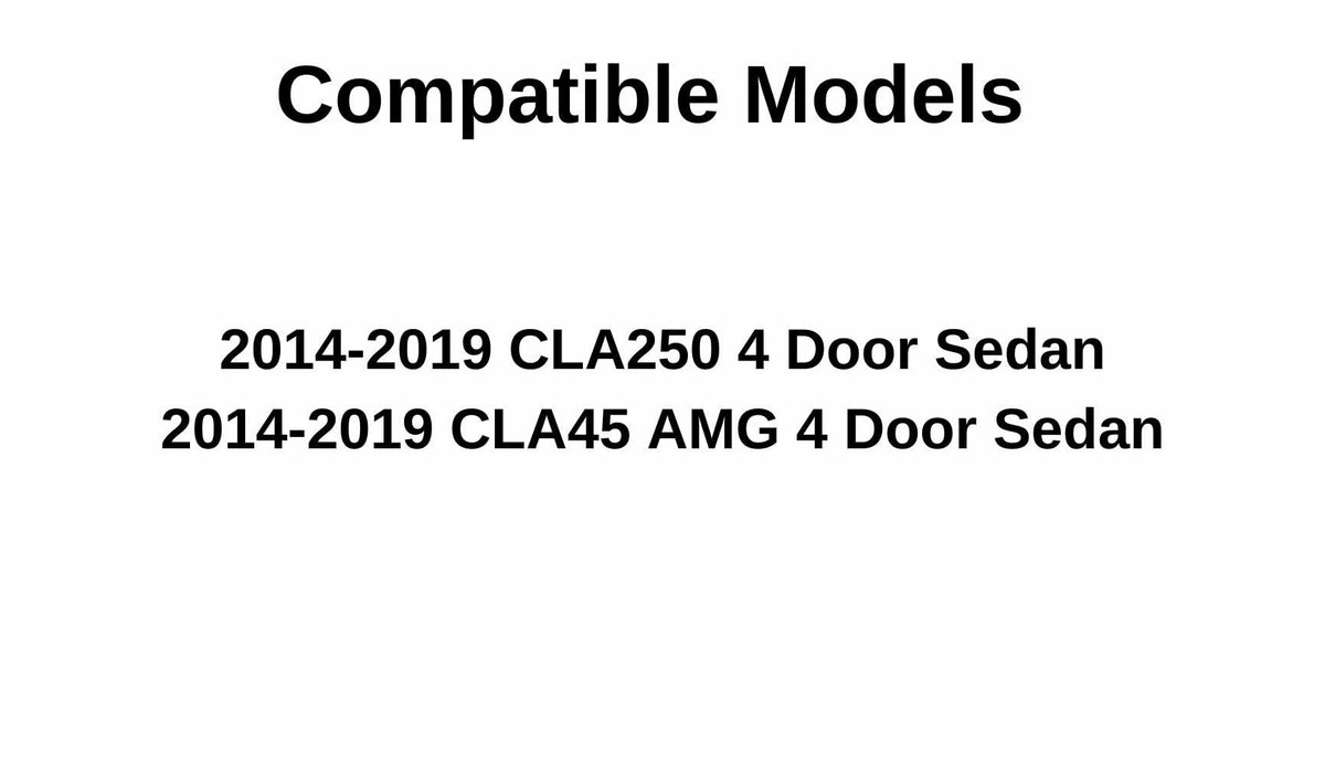 Back Window Back Glass Compatible with Mercedes Benz CLA250 CLA45AMG 2014-2019 Models
