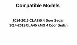 Back Window Back Glass Compatible with Mercedes Benz CLA250 CLA45AMG 2014-2019 Models