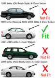 Passenger Right Side Rear Vent Glass Vent Window Compatible with Volkswagen Jetta 2000-2005 / Jetta New 1999 4 Door Sedan Models (Not For Wgaon Or 2005 New Jetta)