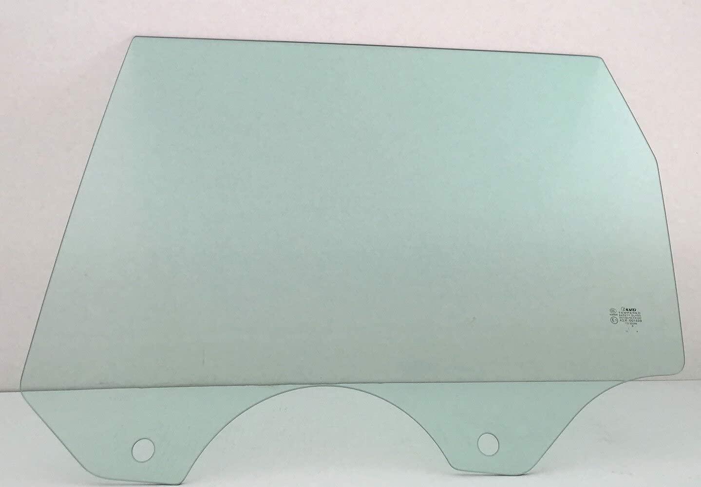 Driver Left Side Rear Door Window Door Glass Compatible with Volkswagen Touareg 2004-2010 Models