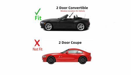 Driver Left Side Window Door Glass Compatible with BMW Z4/BMW M Roadster 2 Door Convertible 2003-2008 Models