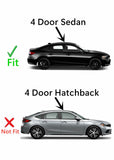 Passenger Right Side Rear Door Window Door Glass Compatible with Honda Civic 4 Door Sedan 2022-2026 Models