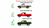 Driver Left Side Front Door Window Door Glass Compatible with Toyota Tacoma 1995-2004 Models