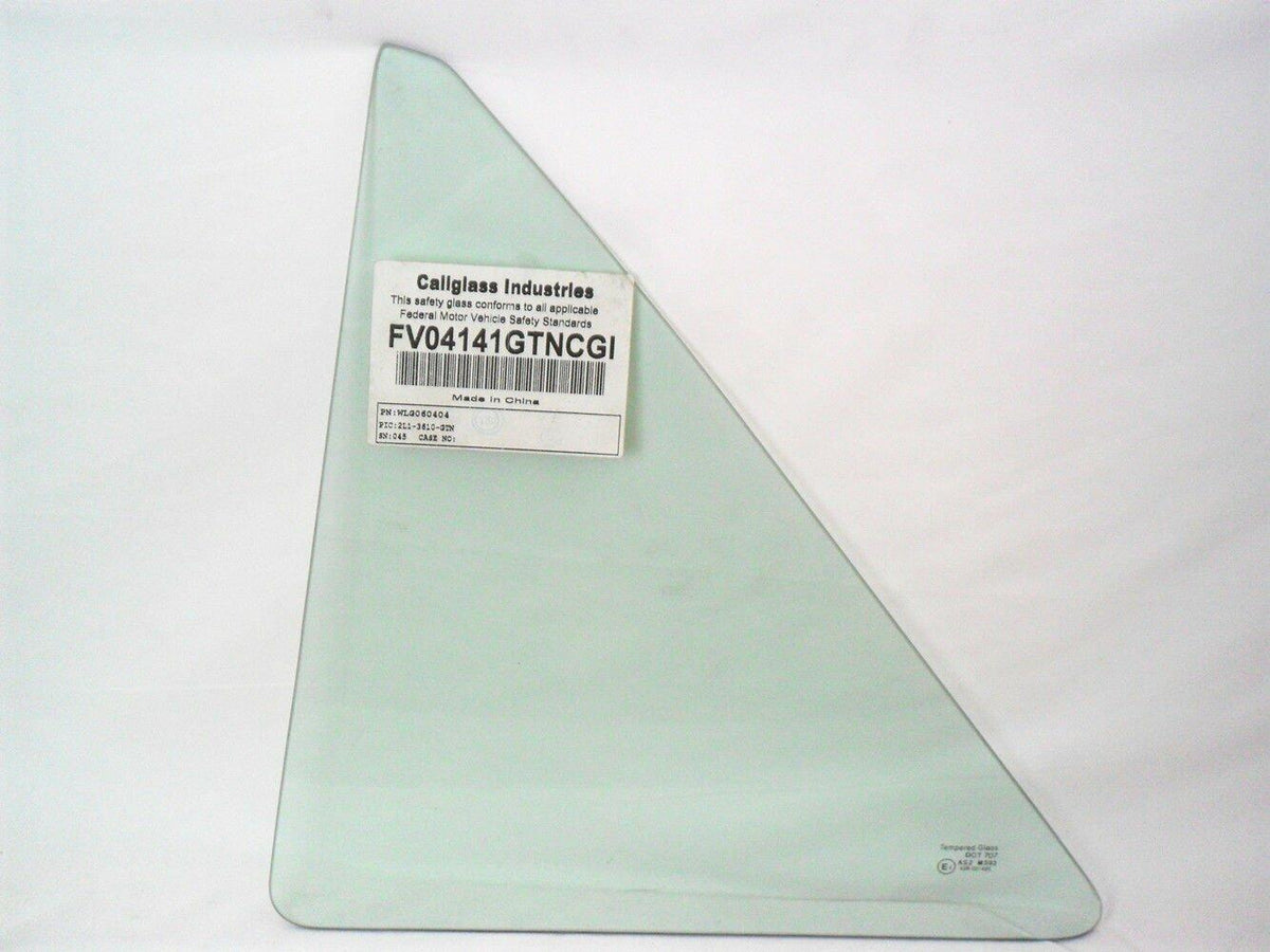 Driver Left Side Rear Vent Glass Vent Window Compatible with Mazda Protege 323 4 Door Sedan 1990-1994 Models