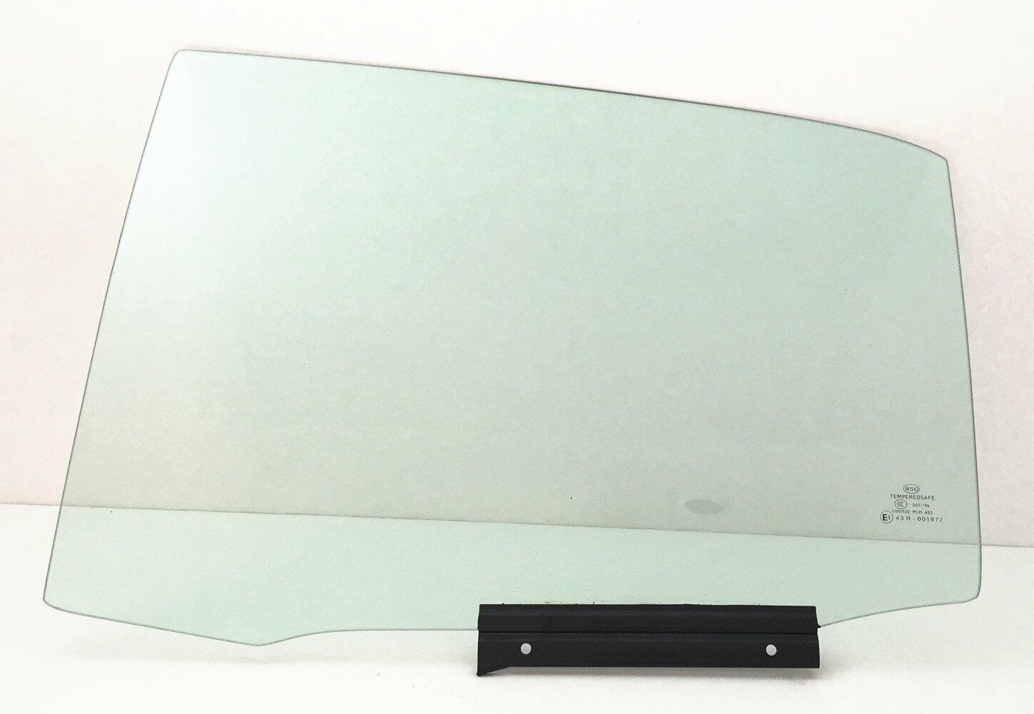 Driver Left Side Rear Door Window Door Glass Compatible with Toyota Yaris 4 Door Sedan 2007-2012 Models