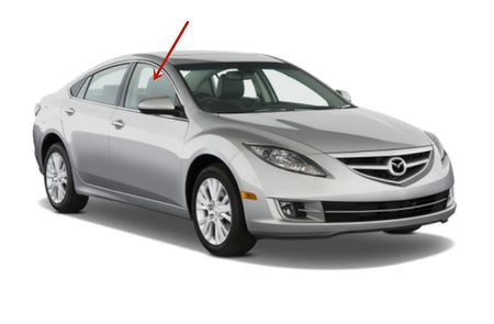 Passenger Right Side Front Door Window Door Glass Compatible with Mazda 6 2009-2013 Models