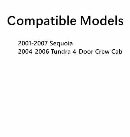 Driver Left Side Front Door Window Door Glass Compatible with Toyota Sequoia 2001-2007 Models/Toyota Tundra 4 Door Crew Cab 2004-2006 Models