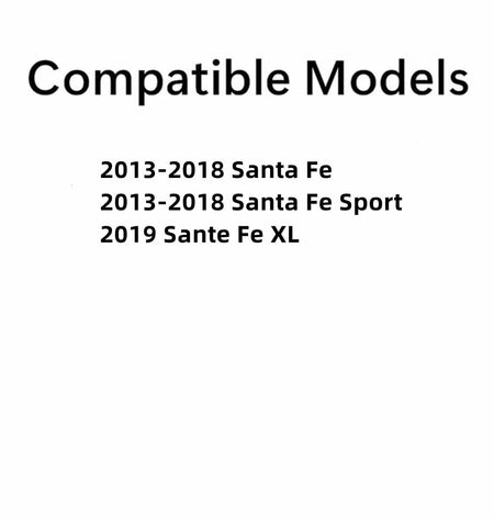 Driver Left Side Front Door Window Door Glass Compatible with Hyundai Santa Fe 2013-2018 Models / Santa Fe Sport 2013-2018 Models / Santa Fe XL 2019 Models