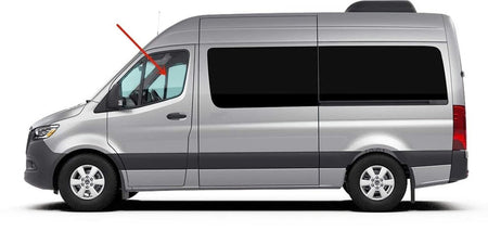 Driver Left Side Front Door Window Door Glass Compatible with Mercedes Benz Sprinter 1500 2500 3500 4500 2019-2025 Models