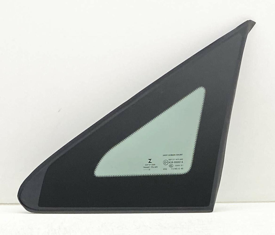 Driver Left Side Front Vent Window Vent Glass Compatible with Mercedes Benz Metris 2015-2023 Models