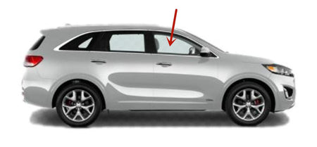 Laminated Passenger Right Side Front Door Window Door Glass Compatible with Kia Sorento 2016-2020 Models