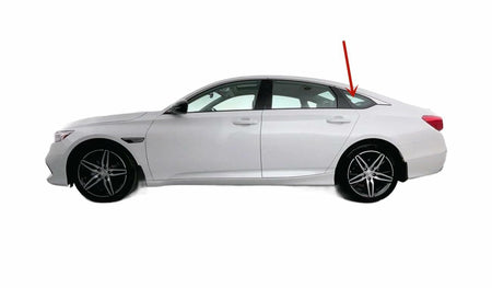 Tempered Driver Left Side Rear Quarter Window Quarter Glass Compatible with Honda Accord 2018-2022 Models