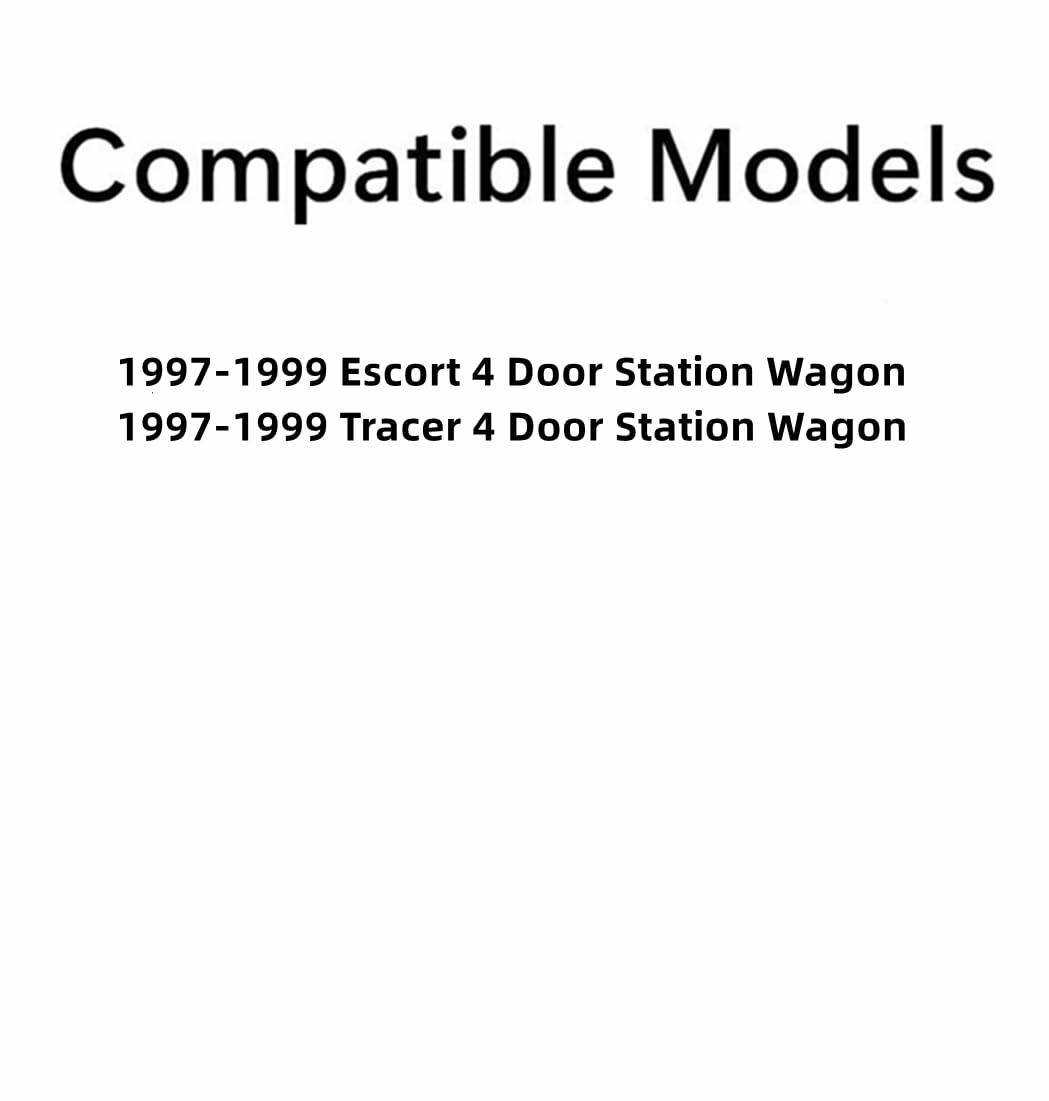 Passenger Right Side Front Door Window Door Glass Compatible with Ford Escort/Mercury Tracer 4 Door Wagon 1997-1999 Models