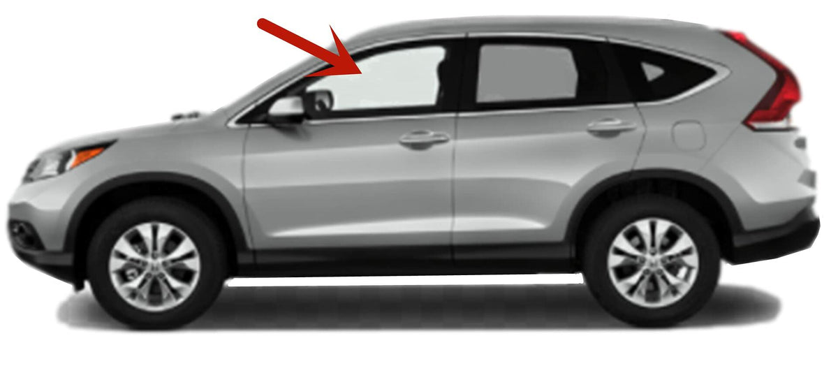Driver Left Side Front Door Window Door Glass Compatible with Honda CR-V 2012-2016 Models