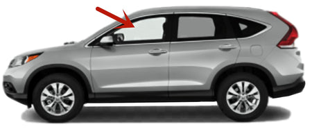 Driver Left Side Front Door Window Door Glass Compatible with Honda CR-V 2012-2016 Models