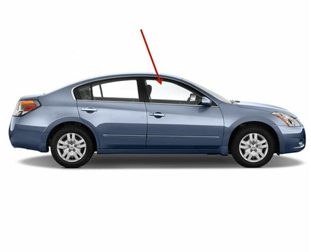 Passenger Right Side Front Door Window Door Glass Compatible with Nissan Altima 4 Door Sedan 2007-2012 Models