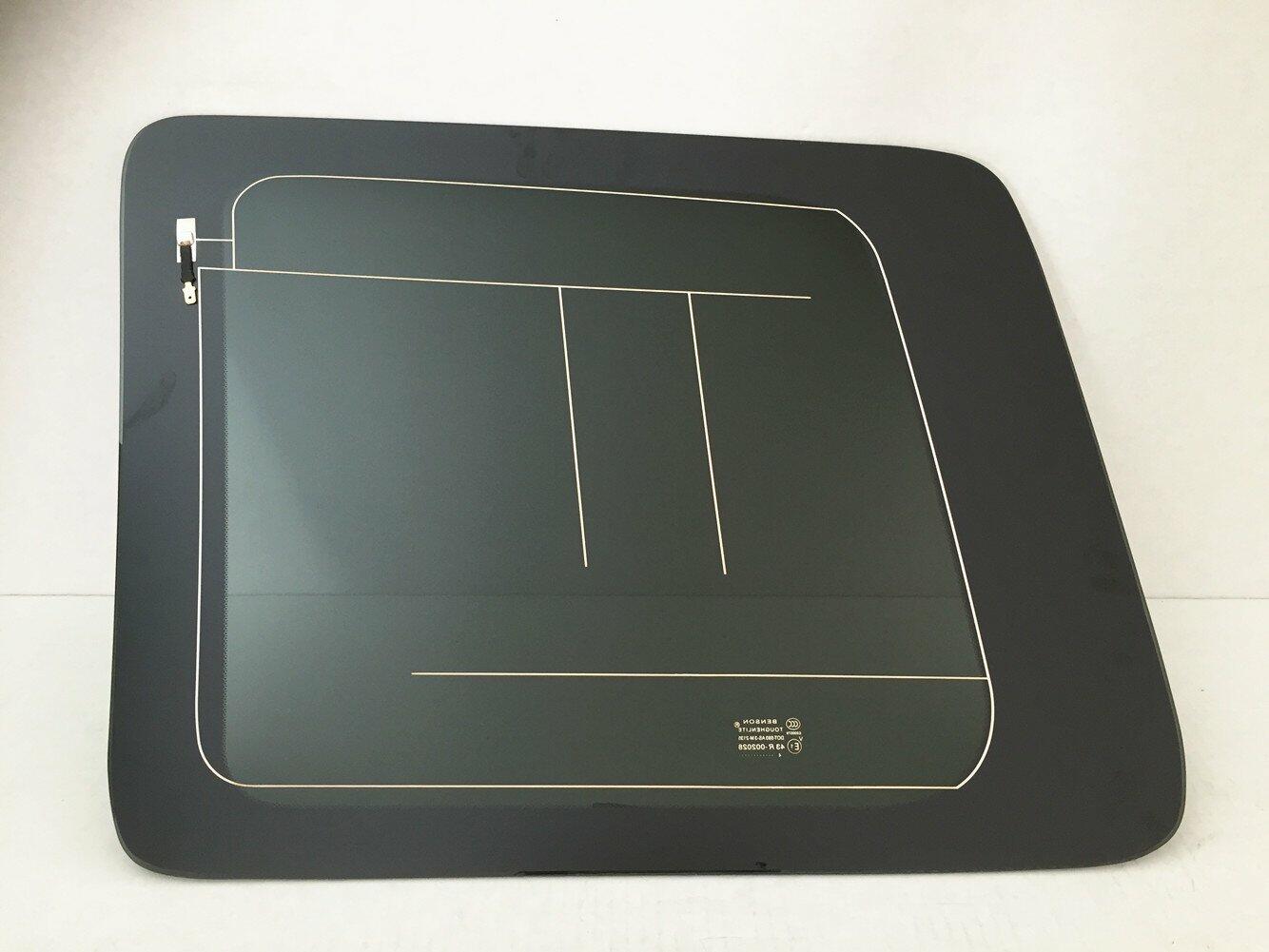 Passenger Right Side Rear Quarter Window Quarter Glass with Antenna Style Compatible with Honda Pilot 2009-2015 Models
