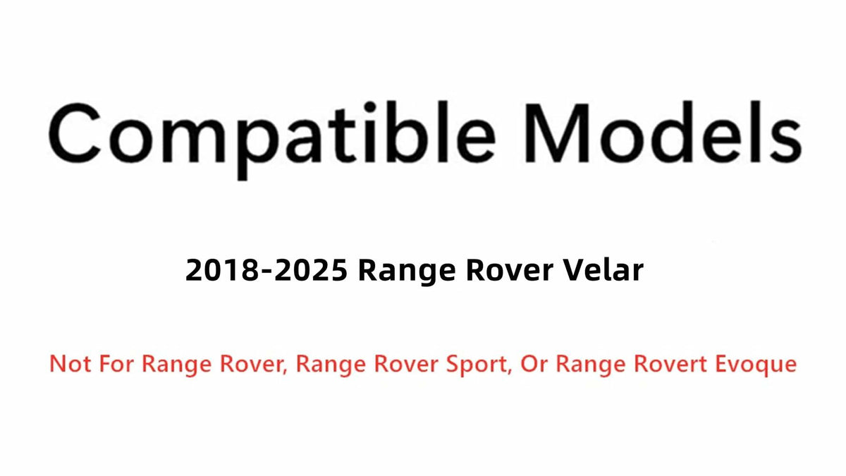 Tempered Driver Left Side Rear Door Window Door Glass Compatible with Land Rover Range Rover Velar 2018-2025 Models