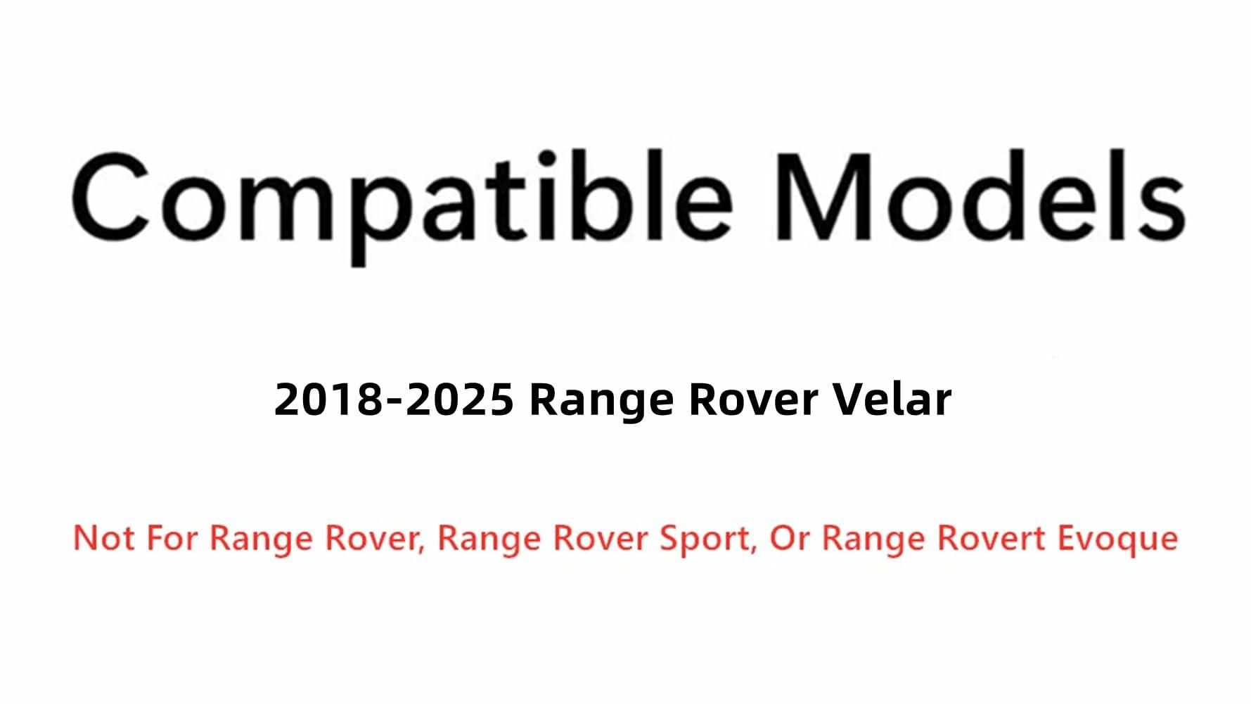 Tempered Driver Left Side Rear Door Window Door Glass Compatible with Land Rover Range Rover Velar 2018-2025 Models