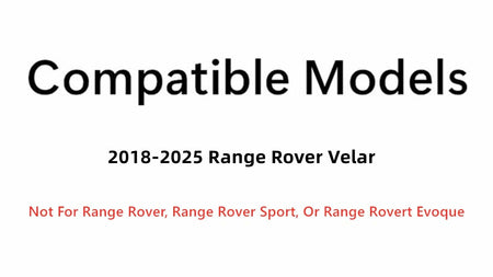 Tempered Driver Left Side Rear Door Window Door Glass Compatible with Land Rover Range Rover Velar 2018-2025 Models