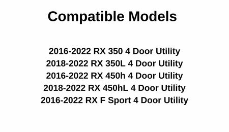 Laminated Driver Left Side Front Door Window Door Glass Compatible with Lexus RX350 RX350L RX450h RX450hL 2016-2022 Models