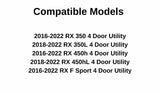 Laminated Driver Left Side Front Door Window Door Glass Compatible with Lexus RX350 RX350L RX450h RX450hL 2016-2022 Models
