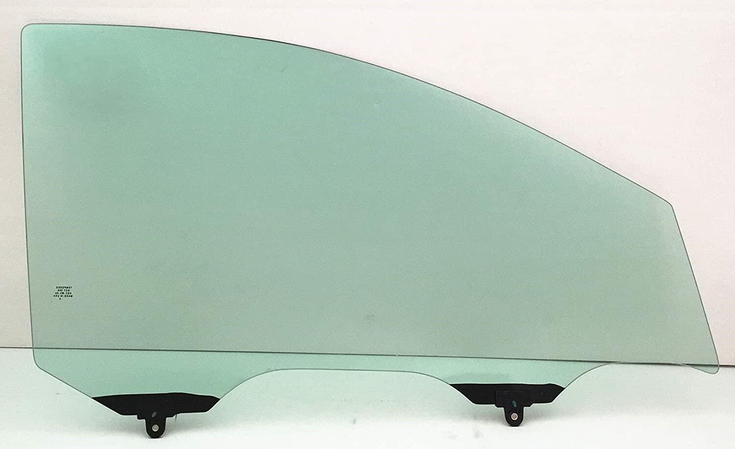 Passenger Right Side Front Door Window Door Glass Compatible with Nissan Versa 4 Door Sedan 2012-2019 Models