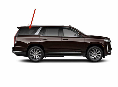 With Sensor Style Tempered Passenger Right Side Quarter Window Quarter Glass Compatible with Cadillac Escalade 2021-2026 Models ( Not For Escalade ESV)