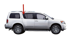 Passenger Right Side Rear Vent Window Vent Glass Compatible with Nissan Armada 2005-2014 Models / Pathfinder Armada 2004 Models