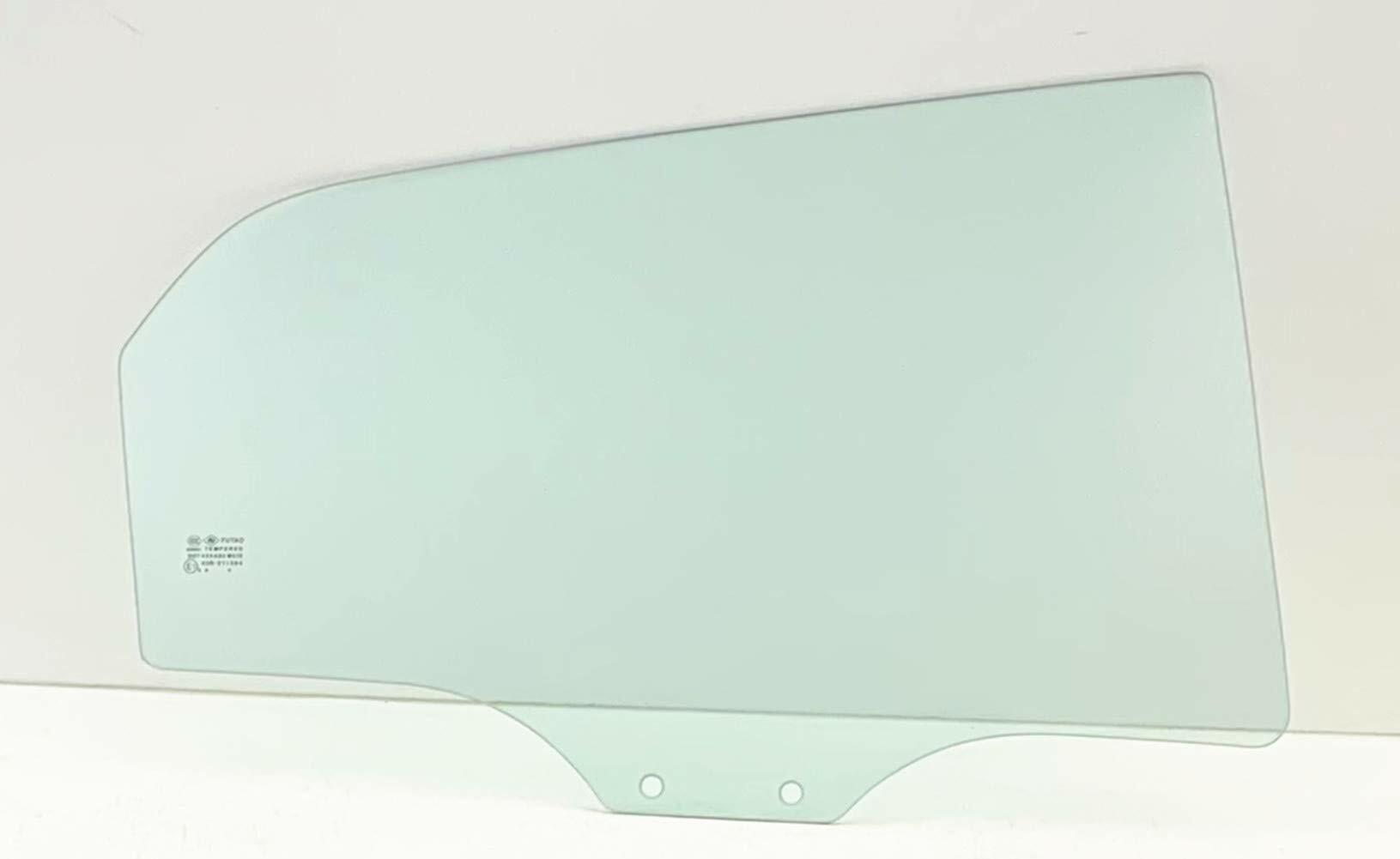 Passenger Right Side Rear Door Window Door Glass Compatible with Mazda 2 2011-2015 Models