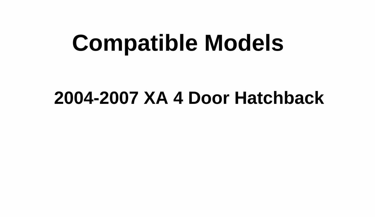 Driver Left Side Front Door Window Door Glass Compatible with Scion XA 4 Door Hatchback 2004-2007 Models