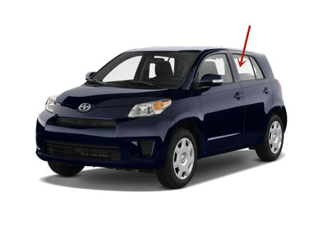 Driver Left Side Rear Window Glass Compatible with Scion XD 4 Door Hatchback 2008-2014 Models