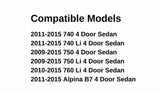 Tempered Driver Left Side Front Door Window Door Glass Compatible with BMW 740i / 740Li / 750i / 750Li / 760Li / Alpina B7 2009-2015 Models
