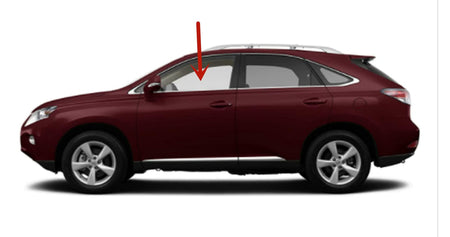 Driver Left Side Front Door Window Door Glass Compatible with Lexus RX350 / RX450 2010-2015 Models