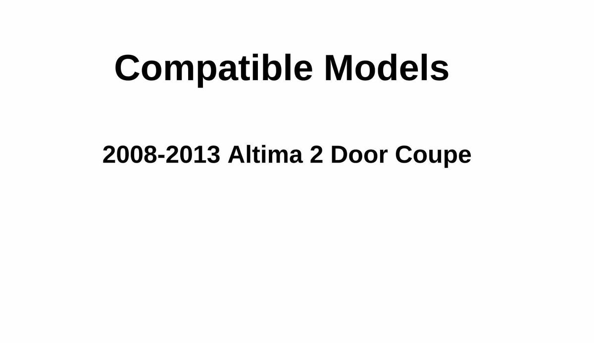 OEM Passenger Right Side Quarter Window Quarter Glass Compatible with Nissan Altima 2 Door Coupe 2008-2013 Models