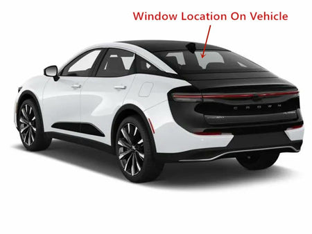 Heated Rear Back Window Back Glass Compatible with Toyota Crown 2023-2025 Models