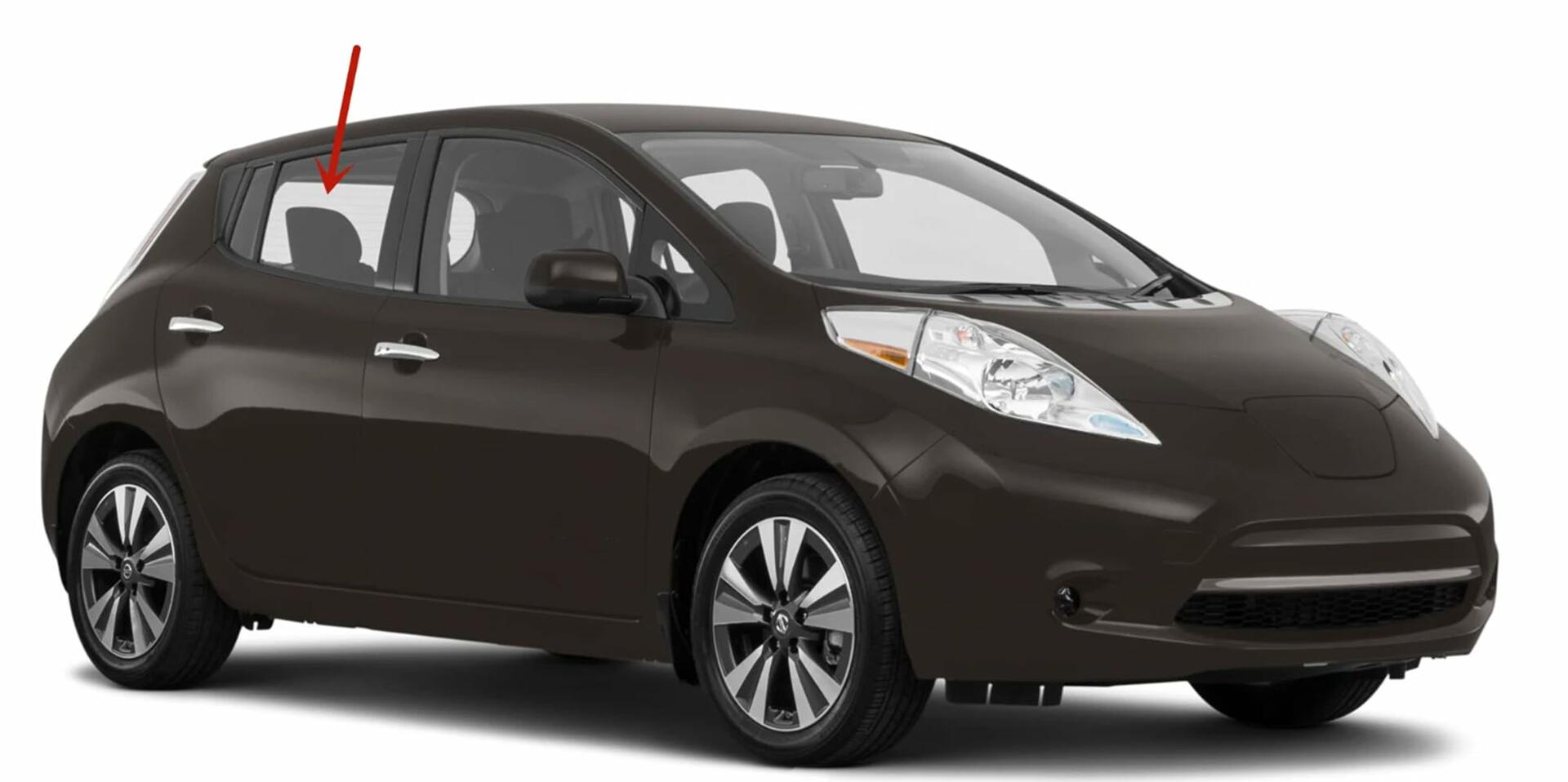 Passenger Right Side Rear Door Glass Door Window Compatible with Nissan Leaf 4 Door Hatchback 2011-2025 Models