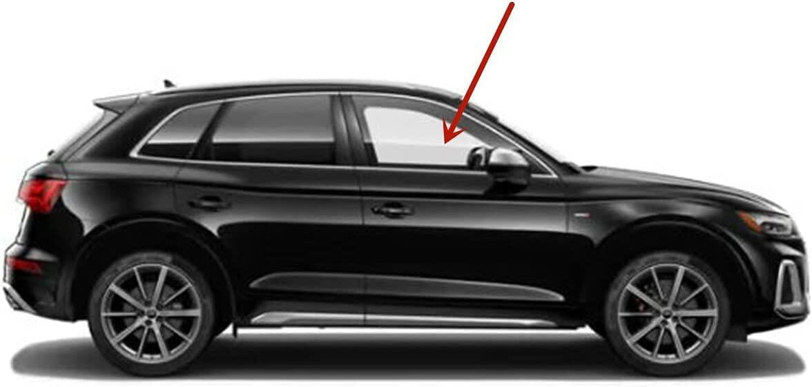 Tempered Passenger Right Side Front Door Window Door Glass Compatible with Audi SQ5 / Q5 2018-2025 Models