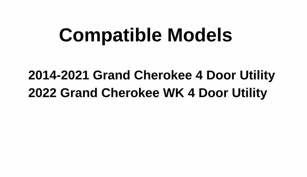 Tempered Chrome Molding Style Driver Left Side Rear Quarter Window Quarter Glass Compatible with Jeep Grand Cherokee 2014-2021/ Grand Cherokee WK 2022 Models