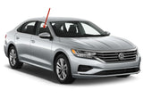 Passenger Right Side Front Door Window Door Glass Compatible with Volkswagen Passat 4 Door Sedan 2012-2022 Models