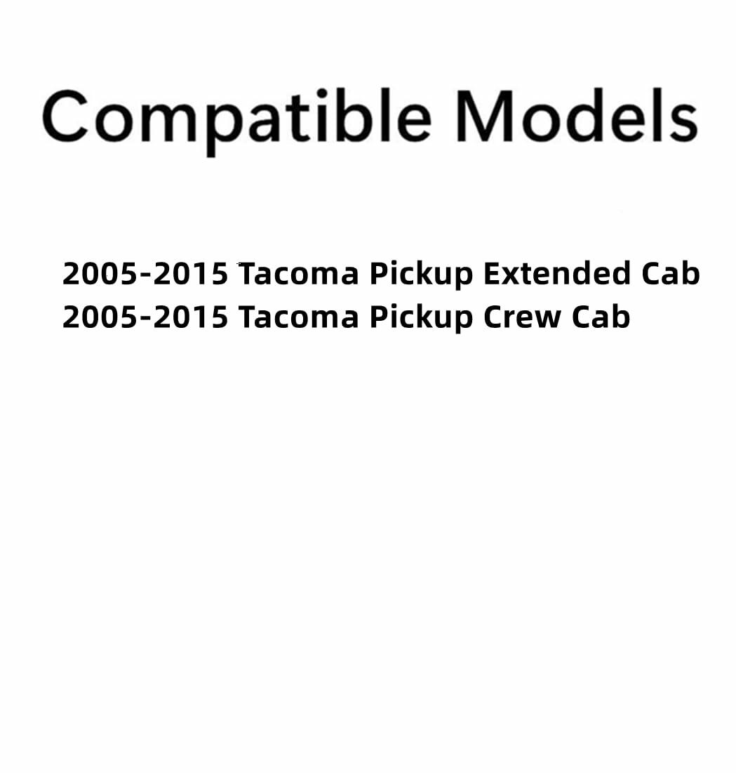 Driver Left Side Front Door Window Door Glass Compatible with Toyota Tacoma Pickup Extended Cab / Crew Cab 2005-2015 Models